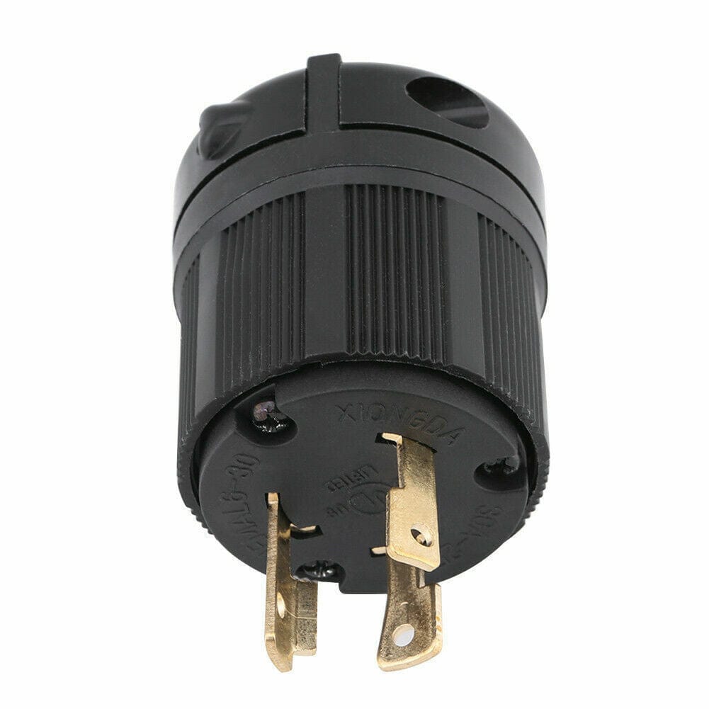 Industrial Locking Plug-Connector NEMA L6-30P, 30A 250V, 3-Wire