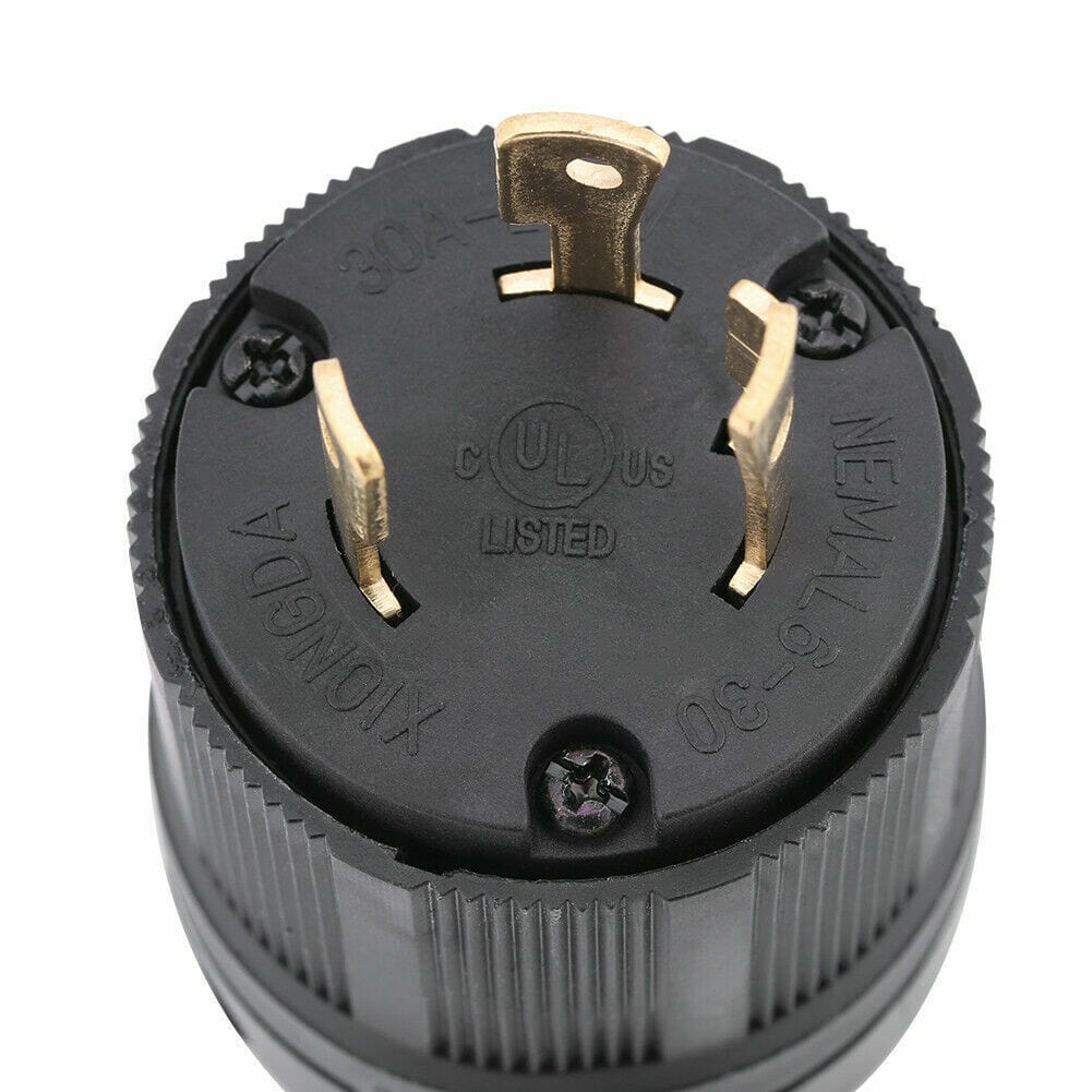Industrial Locking Plug-Connector NEMA L6-30P, 30A 250V, 3-Wire