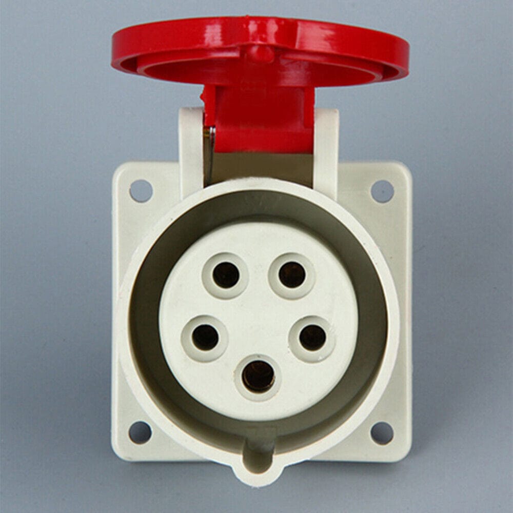 4-Pole Electrical Outlet, IEC 309 Series, 16A 32A, 230/380-415 VAC