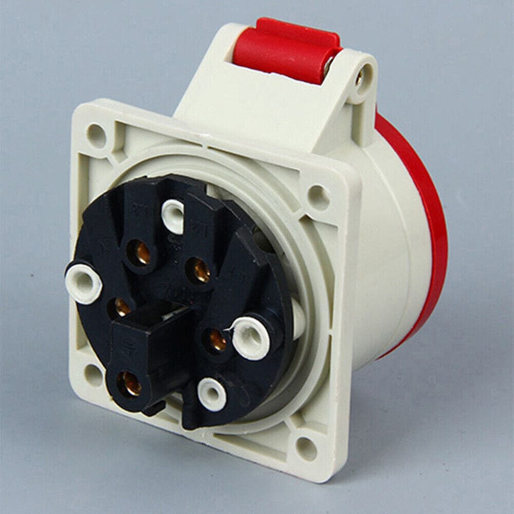 4-Pole Electrical Outlet, IEC 309 Series, 16A 32A, 230/380-415 VAC