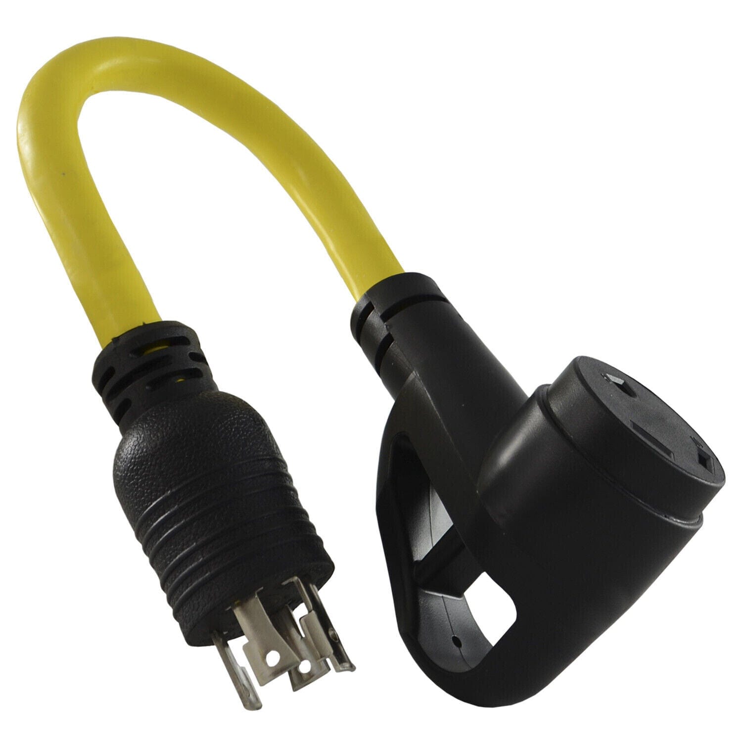 Extension Power Cord NEMA L14-30P to NEMA TT-30R, 30 Amp, 1FT