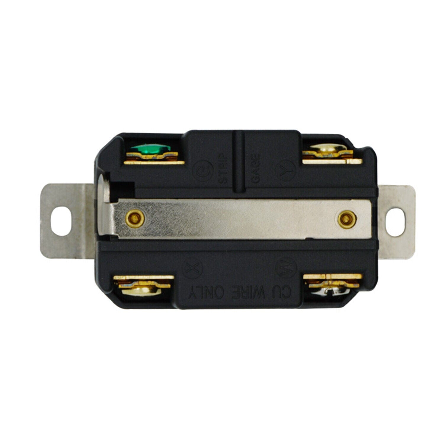 Female Locking Receptacle NEMA L14-30R, 30A, 125/250V