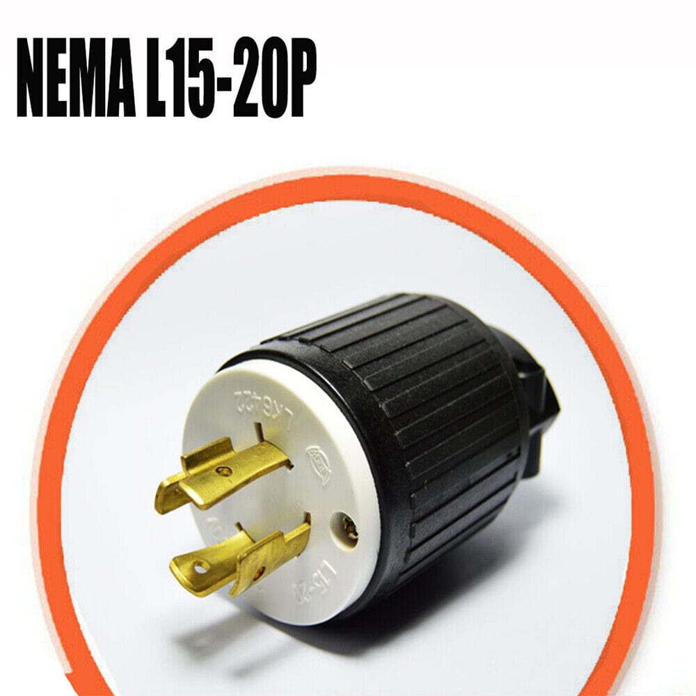 Locking Plug NEMA L15-20P 20A 250V 3 L1520-P