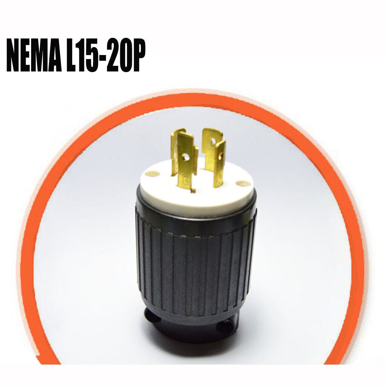 Locking Plug NEMA L15-20P 20A 250V 3 L1520-P