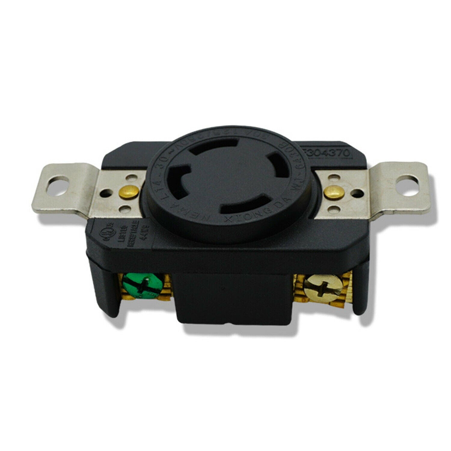 Female Locking Receptacle NEMA L14-30R, 30A, 125/250V