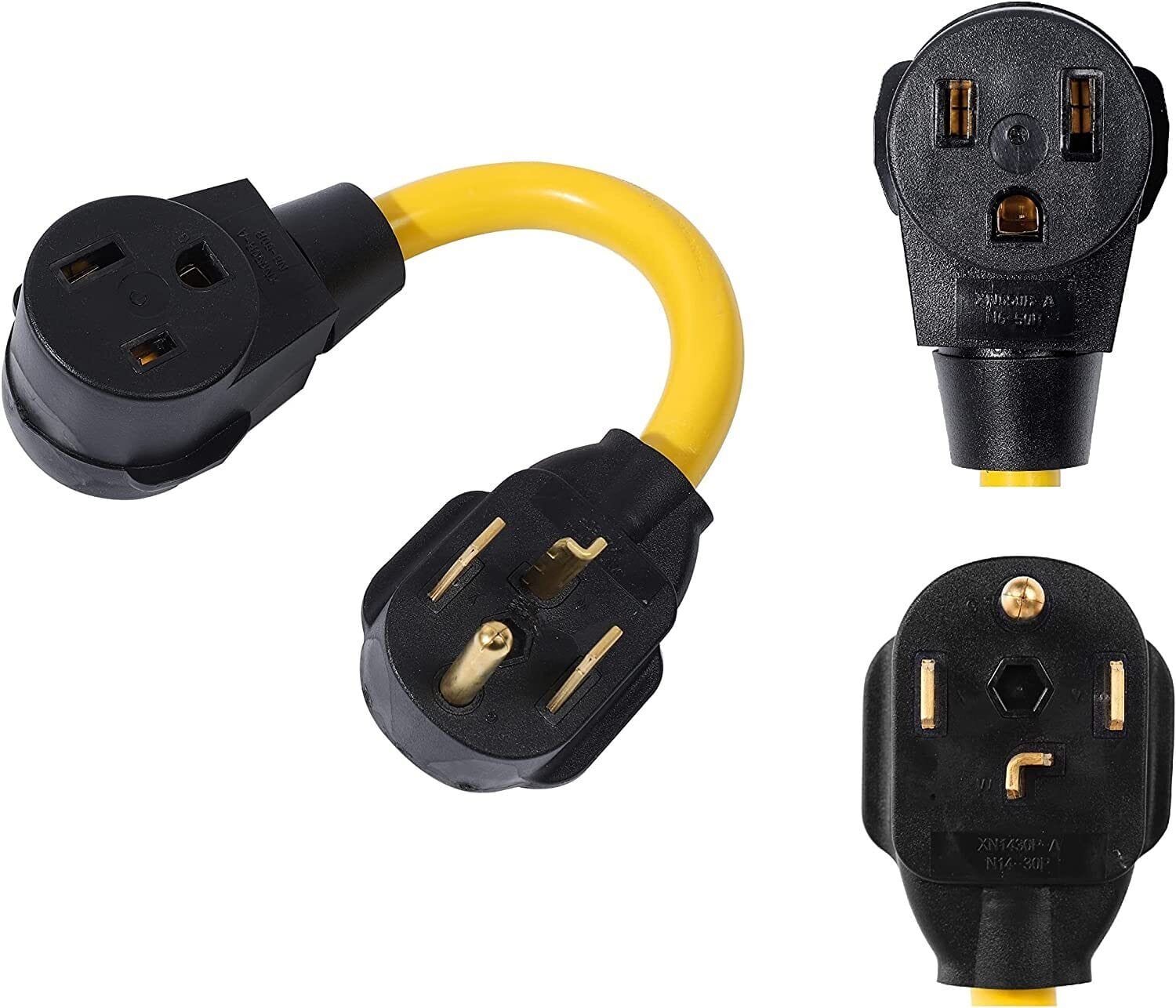 4 Prong Plug to 3 Prong Plug Cable NEMA 14-30P to 6-50R