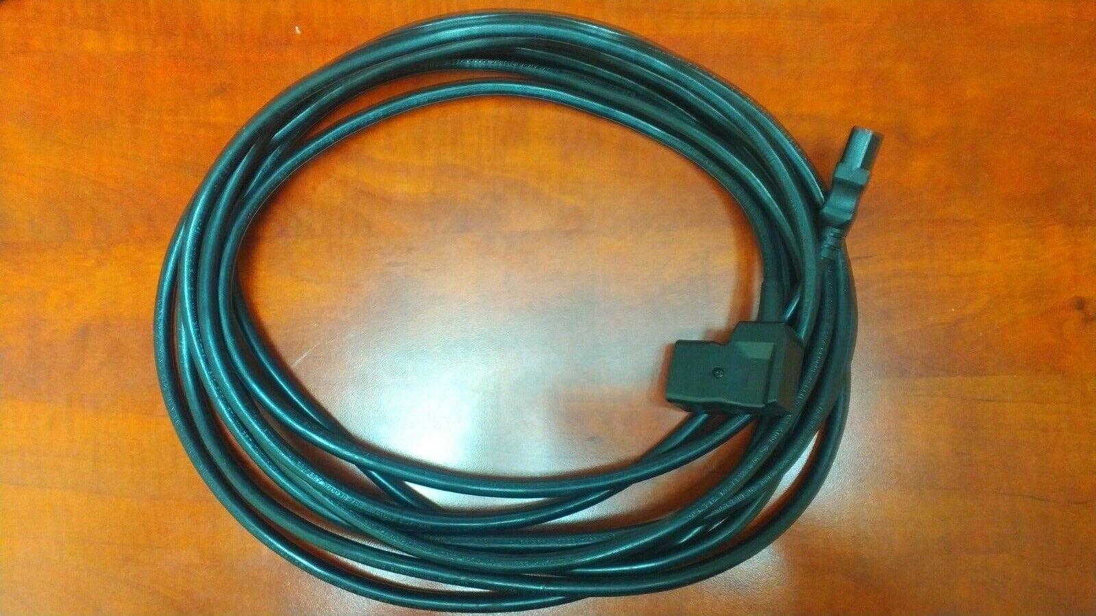 Right-Angled Power Cord C20 to C13, 20FT, 15A, 300V, 14 AWG, IEC 60320