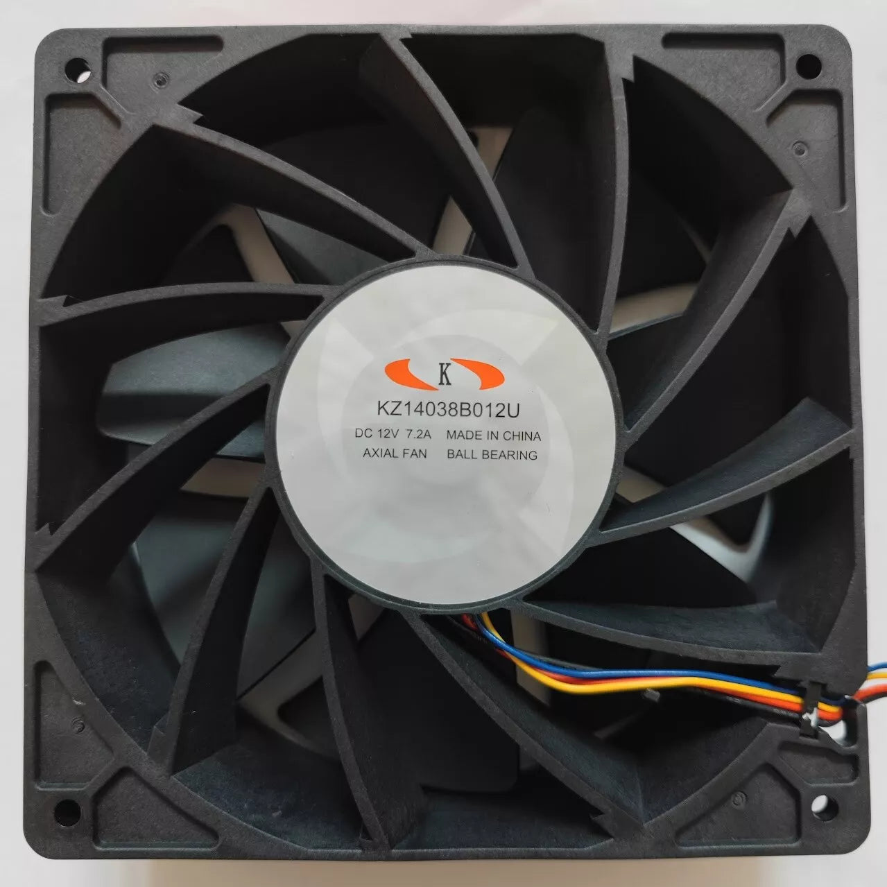 WHATSMINER Server Fan KZ14038B012U 4PIN 12v 7.20A 14038 14CM Cooling Fan