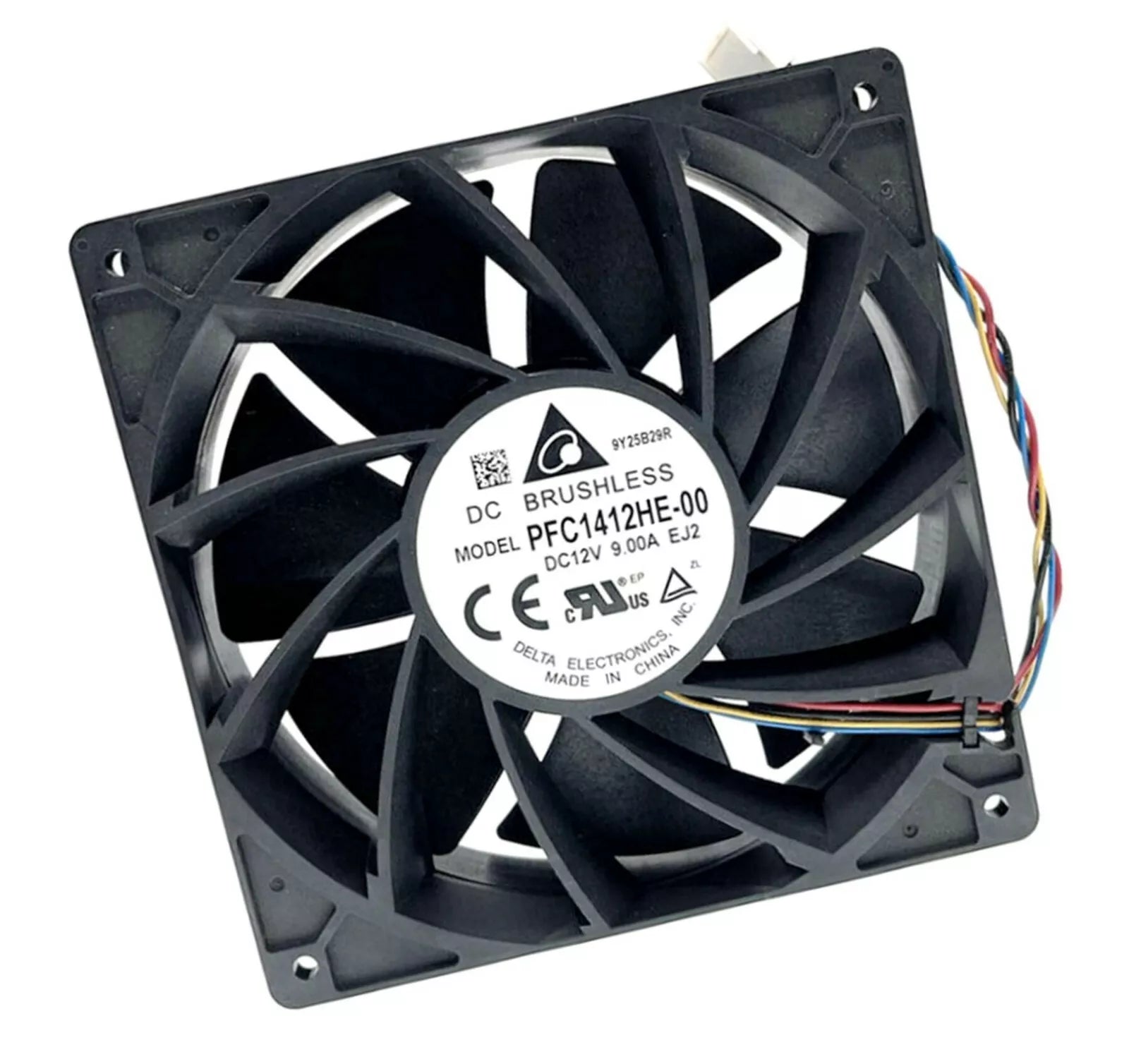 WHATSMINER Delta Server Fan PFC1412HE-00 4PIN 12v 9.00A 14038 14CM Cooling Fan