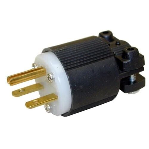 Straight Plug NEMA 6-15P, 3 Wire, 15 Amps, 220V 230V 250V