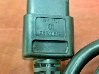 Power Cord C14 to C19, 12FT, 10A, 250V, 14 AWG, IEC 60320