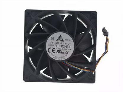 WHATSMINER Delta Server Fan PFC1412HE-00 4PIN 12v 9.00A 14038 14CM Cooling Fan