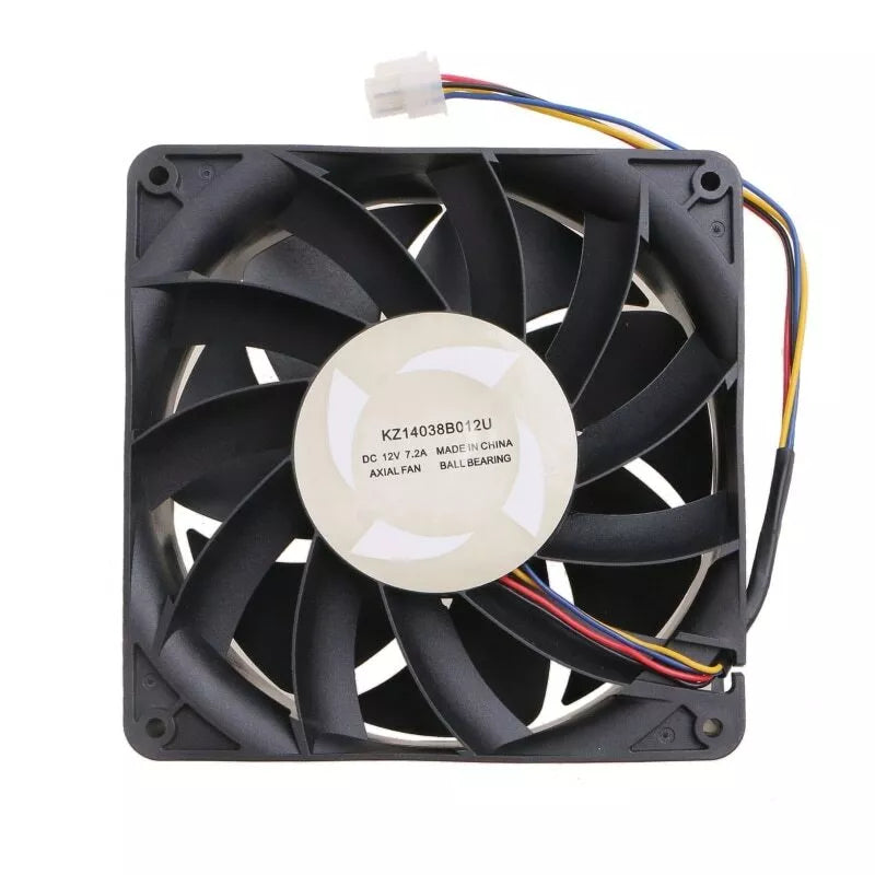 WHATSMINER Server Fan KZ14038B012U 4PIN 12v 7.20A 14038 14CM Cooling Fan